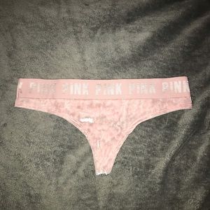 Victoria’s Secret Pink velvet thong